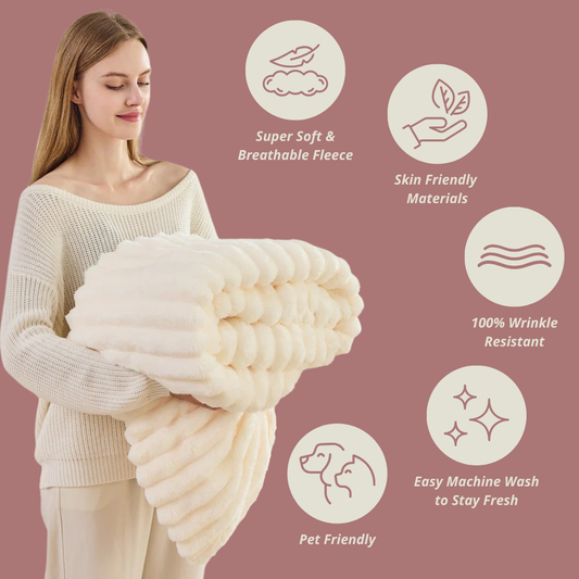 CozyFleece Ultra-Soft Fleece Blanket